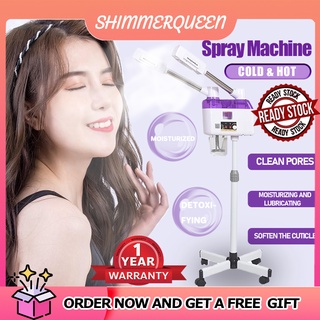 Ready StockHot and Cold Spray Machine Facial Steamer Global Steamer Home Spa Ion Sparyer Face Vaporizer Skin Care 0D7Z