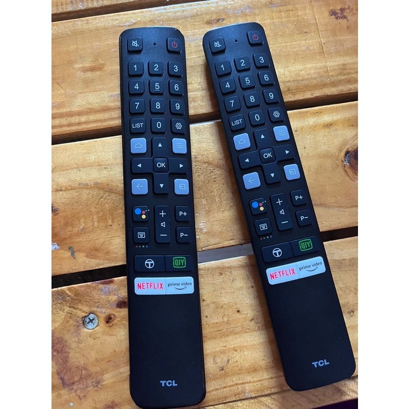 TCL android TV รีโมทคอนโทรล RC901V FMR6 พร้อม NETFLIX , Prime วิดีโอ, QIY & voice Function 50P65US-55P65US-65P65US 50P8M-55P6P615P-65P6P65US