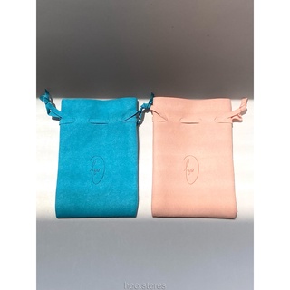 hoo.stores Microfiber Dawnstring Bag ถุงผ้าหูรูด ถุงผ้าไมโครไฟเบอร์สำหรับใส่เครื่องประดับ/ ของจุกจิกเล็กๆ/ ถุงผ้าน่ารัก