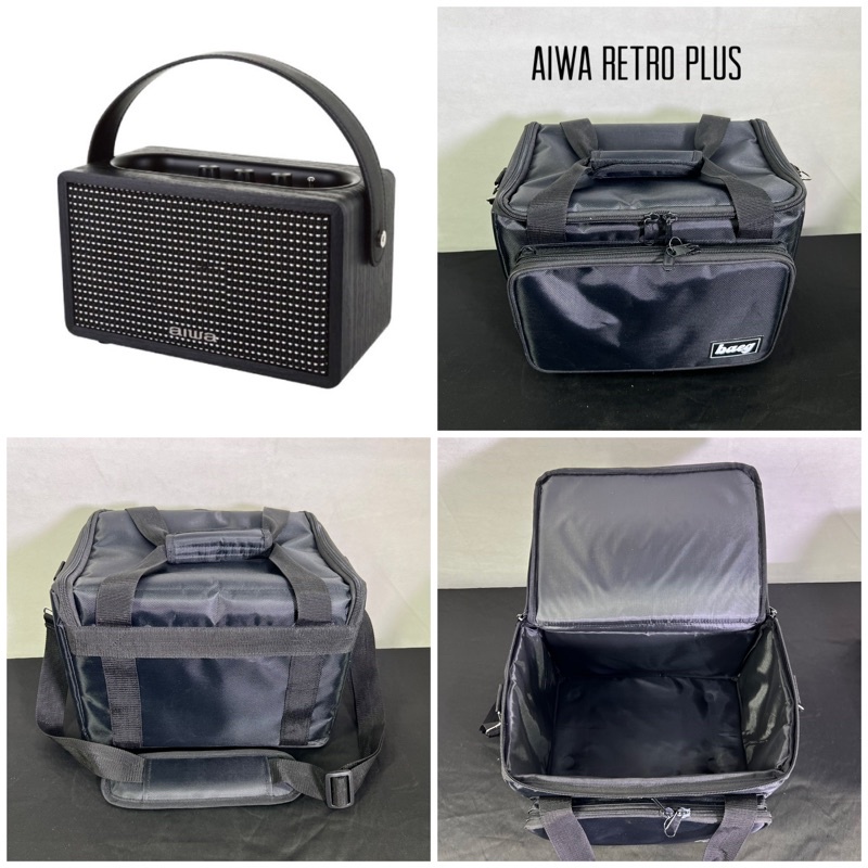 กระเป๋าใส่ลำโพง Aiwa mi-x150  retro plus  แบบผ้า ใส่ได้พอดี ตรงรุ่น (B7)