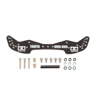 Tamiya 15498 HG Carbon Wide Front Plate (1.5mm)