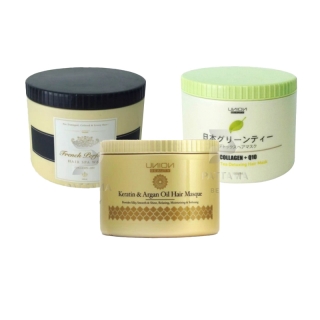โปรโมชั่น : ยูเนี่ยน ทรีทเม้นต์ เฟรนซ์ เพอร์ฟูม 5001000มล. Union French Perfume Hair Spa Wax  Union Beauty Green Tea Detoxing Hair