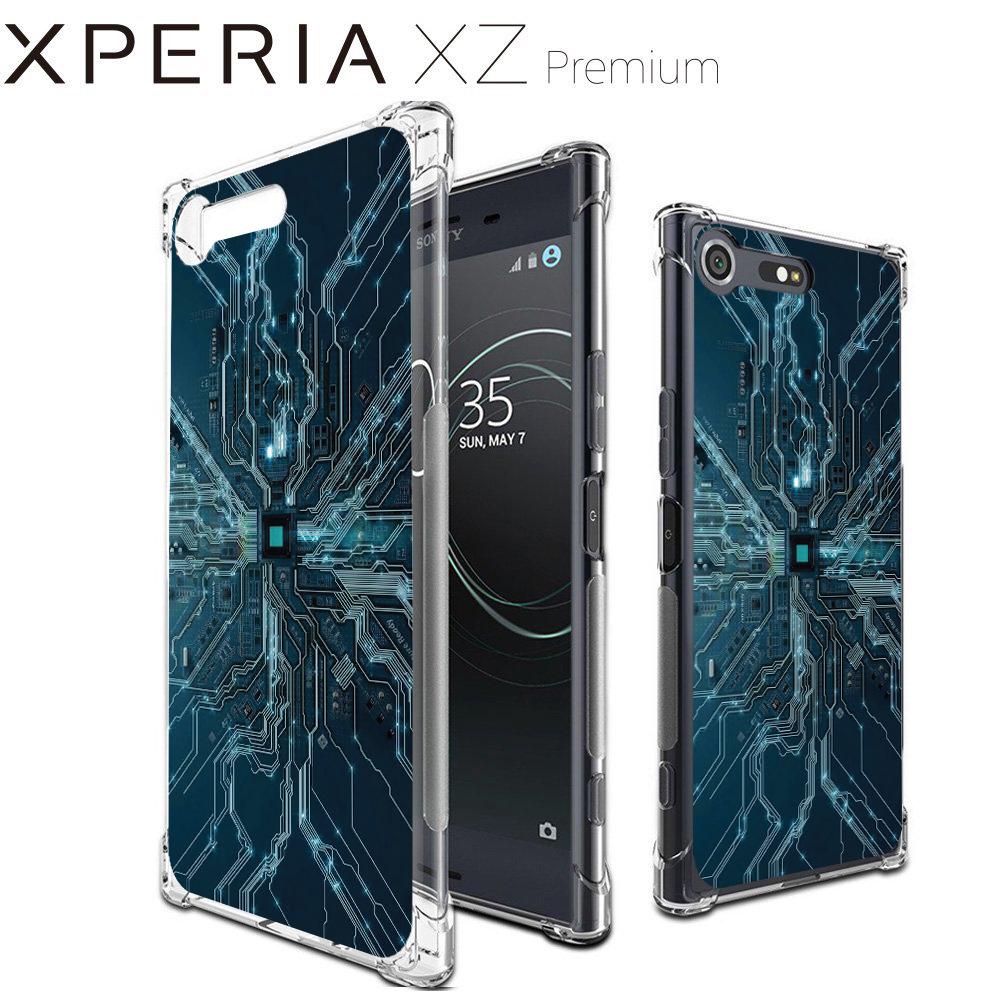 เคส สำหรับ Sony Xperia XZ Premium Digital Series 3D Anti-Shock Protection TPU Case [DG002]