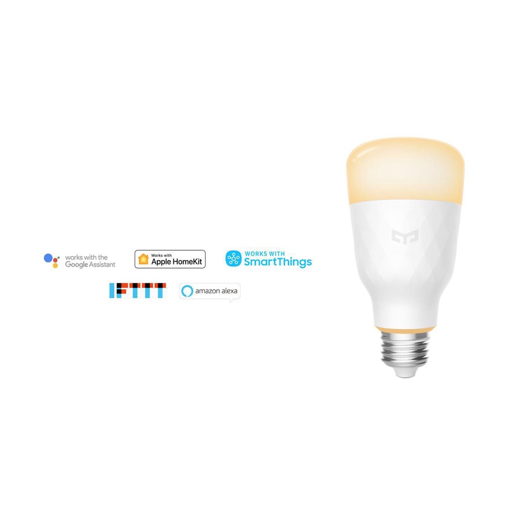 Yeelight Smart LED Bulb 1S Dimmable หลอดไฟ LED 2700k 8.5W ควบคุมผ่านแอพ ...