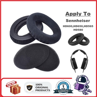 แผ่นโฟมรองหูฟัง ที่ปิดหูกันหนาว ถอดเปลี่ยนได้ เหมาะสำหรับ Sennheiser HD600, HD650, HD565, HD580