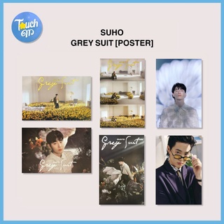 [พร้อมส่ง] โปสเตอร์ SUHO - Mini Album Vol.2 [Grey Suit]