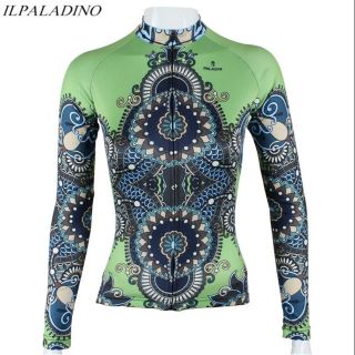 เสื้อปั่นจักรยานแขนยาวสีเขียว PALADIN (Pre-Order)