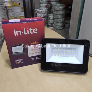 Inlite หลอดไฟฟลัดไลท์ 50W 50W 50W. รับประกันไฟฟลัดไลท์ LED