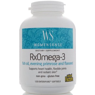 Natural Factors, WomenSense, RxOmega-3, 120 Enteripure Softgels