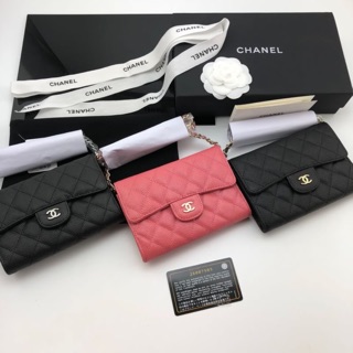 กระเป๋า Chanel woc origi leather พร้อมส่งค่ะ