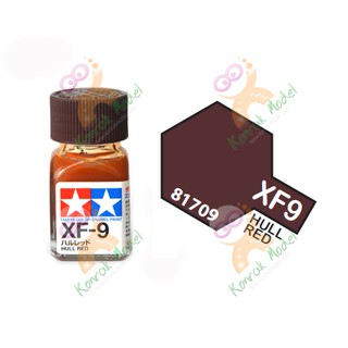 สีสูตรน้ำมัน Tamiya Enamel XF9 Hull Red 10ml