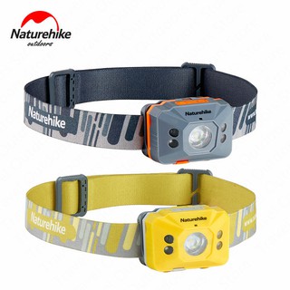 Naturehike ไฟคาดหัว LED แบบสวิตช์ กันน้ำ ขนาดพกพา สำหรับตั้งแคมป์กลางแจ้ง วิ่ง เดินป่า NH17G025-D