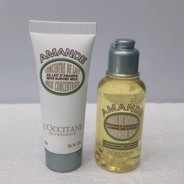 ชุดดูแลผิวกาย L'Occitane Amande Concentre De Lait Milk Concentrate 20ml