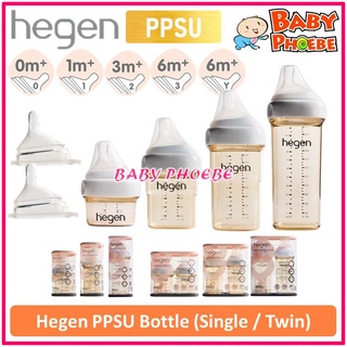 ขวดนมเด็กทารก Hegen PCTO PPSU สําหรับ Susu Bayi