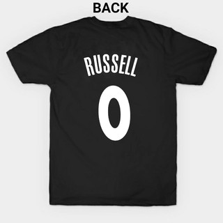 เอ็นบีเอมินนิโซตาทิมเบอร์วูล์ฟส์ DAngelo Russell เสื้อยืดผ้าฝ้ายคุณภาพสูงเสื้อผ้าแขนสั้น QLl