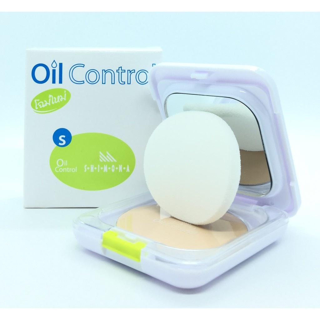 Shimona Powder Oil Control แป้งพัฟ ชิโมนา ออยล์ คอนโทรล พาวเดอร์ ขนาด 12.5 กรัม