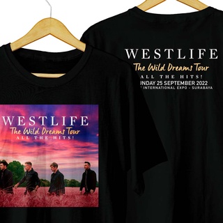 เสื้อยืดครอปเสื้อยืด พิมพ์ลาย Westlife The Wild Dreams Tour All The Hits SICC สําหรับผู้ชายS-5XL