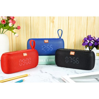 TG177ลำโพงบลูทูธไร้สาย Portable wireless Speaker ลำโพงนาฬิกาปลุก ตั้งเวลาได้ ตัวเล็กพกพาสะดวก น้ำหนักเบา รุ่น TG-177