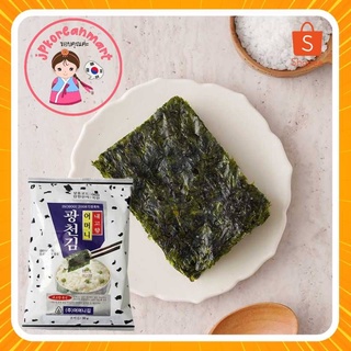 สาหร่ายเกาหลีแบบห่อ 1 ห่อ 3 ห่อ KOREA SEAWEED นำเข้าจากเกาหลี ของแท้ 100% สาหร่ายอบปรุงรส  ยี่ห้อ Mother Kim