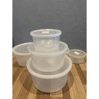 กล่องไมโคเวฟทรงกลม มี3ขนาดพร้อมส่ง ทนความร้อน เข้าไมโคเวฟได้ กล่องอาหาร