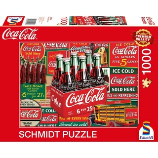 จิ๊กซอว์ Schmidt - Coca Cola - classic  1000 piece  (ของแท้  มีสินค้าพร้อมส่ง)