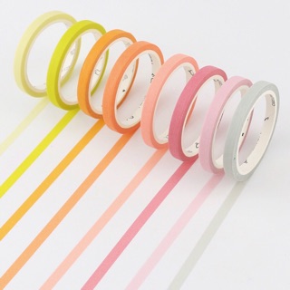 Slim Washi Maskingtape ม้วนละ 15.-