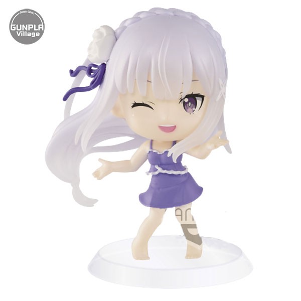 Banpresto Chibikyun Character Figure (Re:Zero -Starting Life In Another World-) Vol.2 (A:Emilia) 498