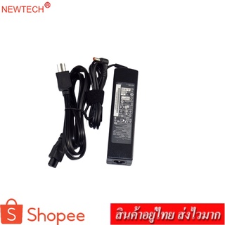 newtech Adapter Notebook อะแดปเตอร์ For LENOVO 20V 4.5A หัว 5.5x2.5 (สีดำ)แถม สายไฟ AC