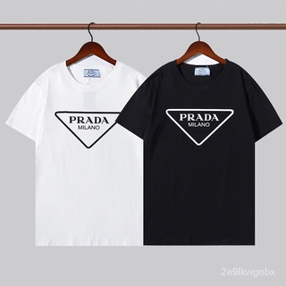 New style front triangle logo printing unisex same style short sleeves 0xqi