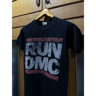 เสื้อยืดผ้าฝ้าย เสื้อวงมือสอง VINTAGE 2011 RUN DMC Size XS มือ2