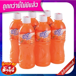 ดีโด้ น้ำส้ม20% ขนาด 450 มล. แพ็ค 6 ขวด Deedo 20% Orange Juice450 ml x 6