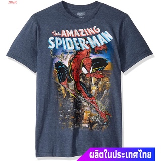 เสื้อยืดยอดนิยม Marvel Mens Amazing Spider-Man T-shirt Sports T-shirt