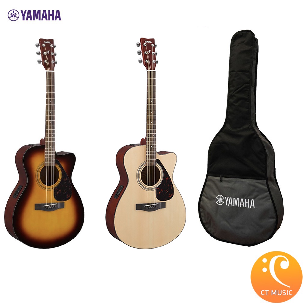 YAMAHA FSX315C Electric Acoustic Guitar กีตาร์โปร่งไฟฟ้ายามาฮ่า รุ่น FSX315C + Standard Guitar Bag ก