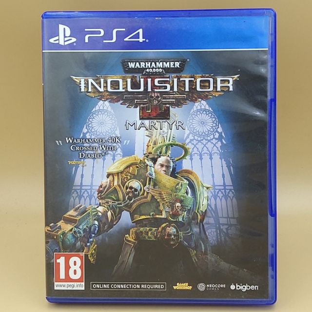 (มือสอง) มือ2 เกม ps4 : WARHAMMER 40,000: INQUISITOR โซน2 แผ่นสวย