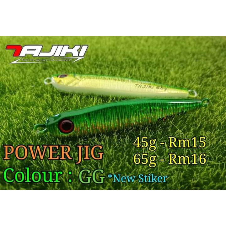 ใหม่ COLOUR TAJIKI POWER JIGS GG 45 & 65 GRAM