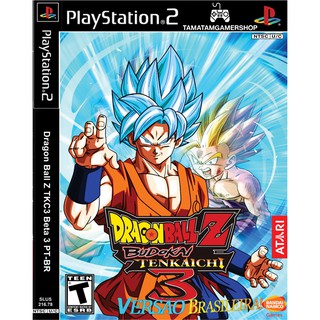 Dragon Ball Z Tenkichi 3 Beta 3 ps2 แผ่นเกมส์ps2 เกมเพล2 เกมดราก้อนบอล ตัวละครล่าสุด