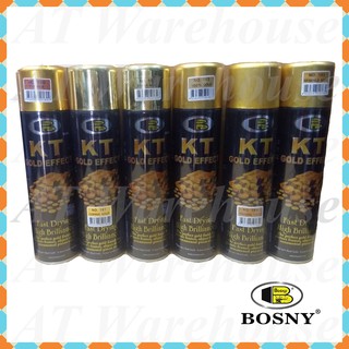 สีสเปรย์สีทอง BOSNY KT GOLD effect