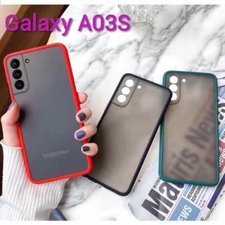 A03S(พร้​อมส่งในไทย)เคสขอบนิ่มหลังแข็งขุ่นคลุมกล้องSamsung Galaxy A03S