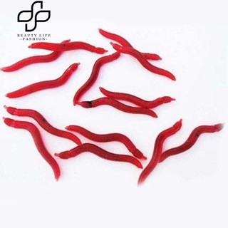 50 ชิ้นหนอนใยประดิษฐ์ Red Worm Lures เหยื่อปลาคาร์พล่อเหยื่อตกปลา