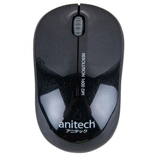 Anitech Mouse Wireless W213 (สีดำ)