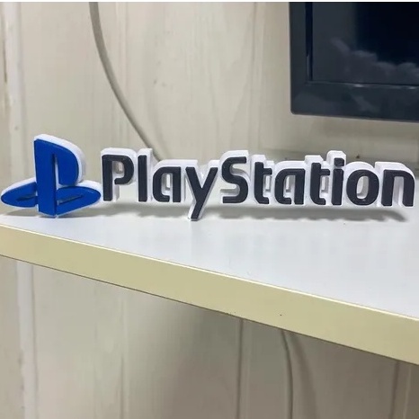 โลโก้ PLAYSTATION (ขนาด 203mm x 45mm x 12mm)
