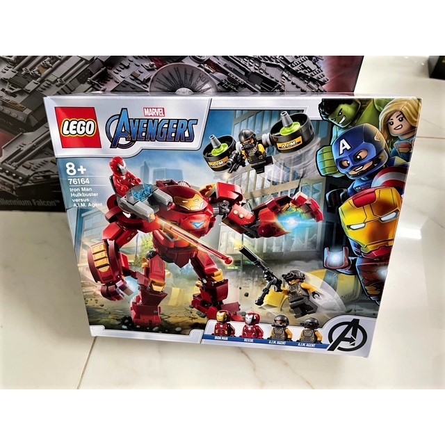 Lego 76164 - Avengers - Iron Man Hulkbuster ปะทะ Aim Agent [ ของแท ้ ]