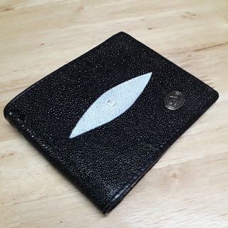 stingray skin bifold wallet package 1 pcs กระเป๋าหนังปลากระเบน