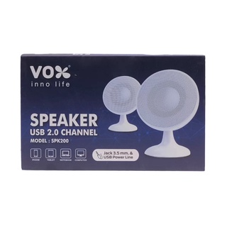 VOX ลำโพงต่อคอม ch SPK200 สีขาว