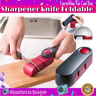 Sharpener knife Foldable ที่ลับมืด เครื่องลับมีด ลับมีด ที่ลับคมมีดแบบสไลด์ พับเก็บได้