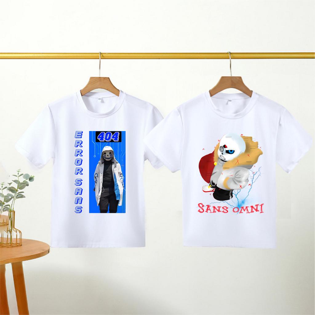 เสื้อยืด Sans Error 707 ทุกขนาดสําหรับเด็กชายและเด็กหญิง