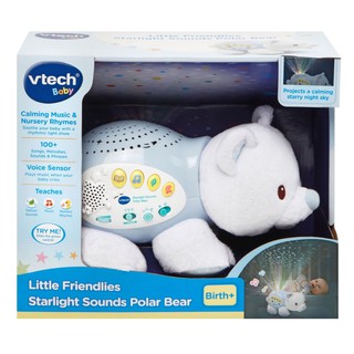 Vtech ของเล่นอิเล็กโทรนิกส์รูปหมีโพล่า Starlight Sounds Polar Bear