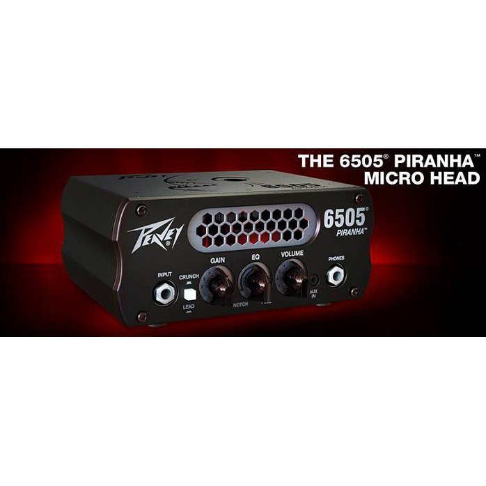 Peavey 6505 PIRANHA หัวแอมป์กีตาร์ขนาดเล็ก 20 วัตต์