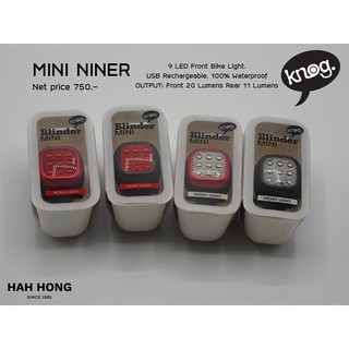 KNOG ไฟหน้าไบเดอร์มินิไนเออร์ MINI NINER, 9 หลอด