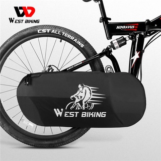 WEST BIKING ฝาครอบเฟืองโซ่จักรยาน กันน้ํา กันฝุ่น อุปกรณ์เสริม สําหรับจักรยานเสือภูเขา